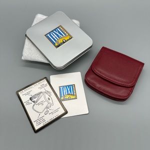 NIB Vintage Original Taxi Wallet, Red